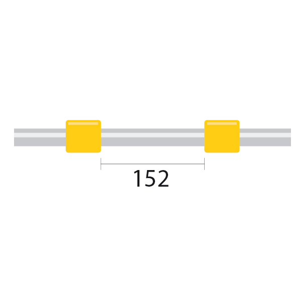 ProLok PVC Pump Tube 2tag 1.42mm ID Yellow/Yellow (PKT 12)