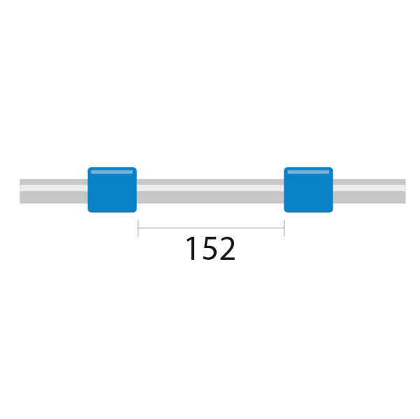ProLok PVC Pump Tube 2tag 1.65mm ID Blue/Blue (PKT 12)