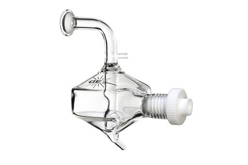 [20-809-3854HE] Twister Spray Chamber with with Helix CT, 2.4mm Aux Port and 90deg Screw Mount